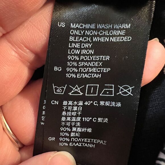 H&M Divided Womens Leggings Skull Print Skinny Stretch Black White Size 6 - Picture 7 of 8